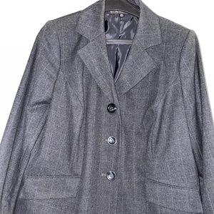 Grey Plaid Jacket